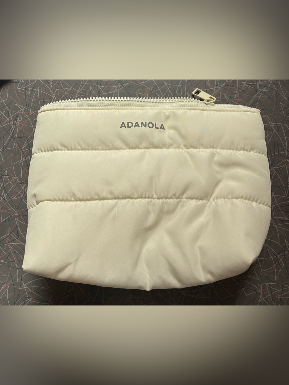 Adanola puffer pouch marshmallow white
